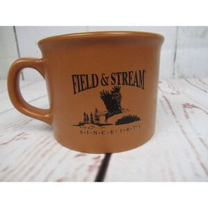 Field and Stream Clay Colored Coffee Tea Mug Excellent Condition Fast Shipping‎